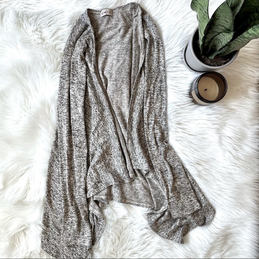 TJ MAXX Gray and Black Cardigan